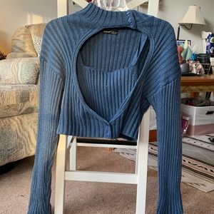 Two Piece Crop Sweater